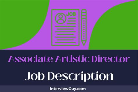 POSITION DESCRIPTION: ARTISTIC ASSOCIATE 